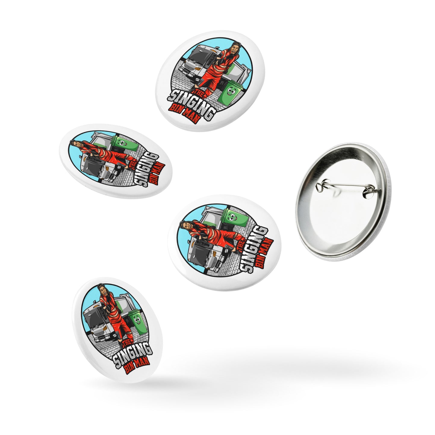 Set of Pin Buttons